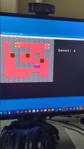 QBasic Sokoban 2023! #coding #qbasic #qb64 #qb64PE