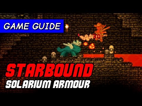 How to find Solarium ore/stars to make best armour & fuel | Starbound Game Guide