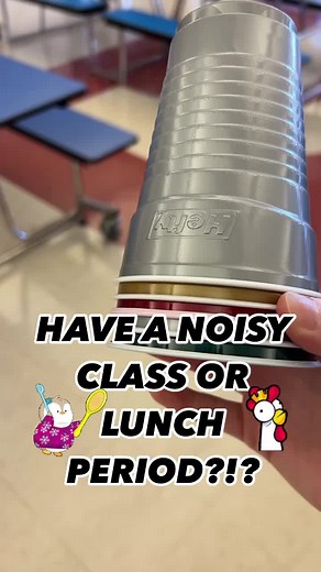 Youll be amazed at how well this works! Classroom or lunch duty management tip! #fyp #classroommanagement #lunchduty #cups #elementaryteacher