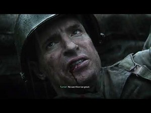 Call of Duty: WWII - Hill 493: Daniels Carries Joseph Turner "No Sacrifice Too Great" Death Cutscene