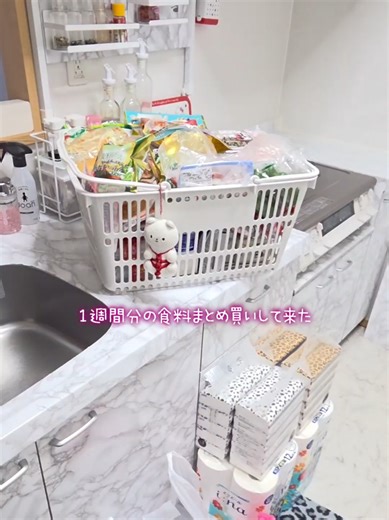 冷蔵庫収納と購入品紹介の動画
