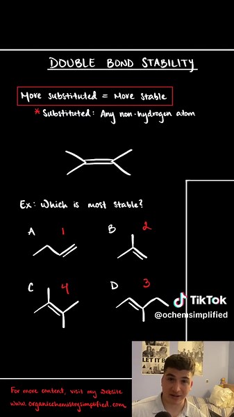 Stability of Double Bonds in Organic Chemistry