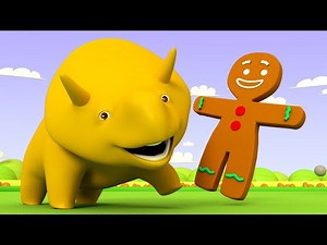 Aprende números con Galletas Hombre de Jengibre - Aprende con Dino el Dinosaurio | Aprender español