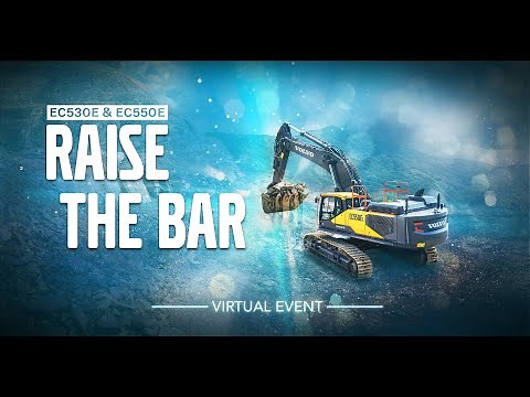 Volvo CE Digital product launch event: Raise The Bar with EC530E and EC550E