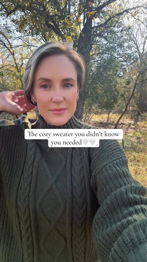 Coziest oversized cable-knit sweater ever. Soft, warm, and the perfect throw-on for fall winter. Easy to style with jeans or leggings and gives that effortless, neutral, comfy-girl look. Great quality, super stretchy, and not itchy at all. If you love relaxed, cozy sweaters, this one is a must #sweaterweather #cozy #fallfashion #tiktokshop #holidayhaul