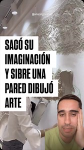 11K views · 109 reactions | Querían un arte con relieve, pum ella sacó el cemento, utilizó una pared y se dibujo la muralla China una dora de arte magnífica. • #matu_grabando #matu_tips | Matu Tips | Facebook