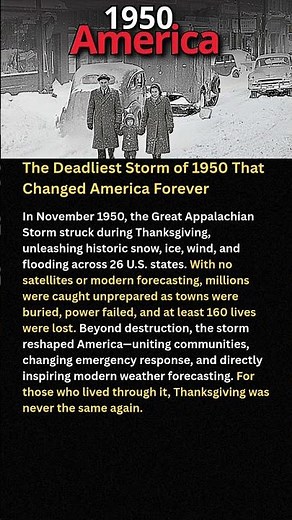 The Deadliest Storm of 1950 That Changed America Forever