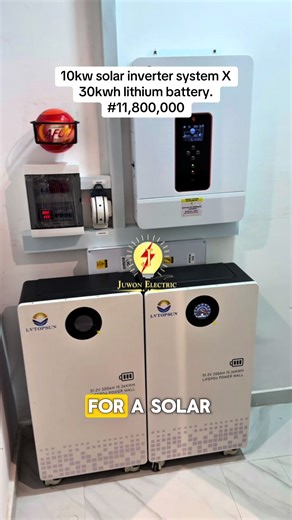 10kVA Inverter System with Lithium Battery and Solar Panels