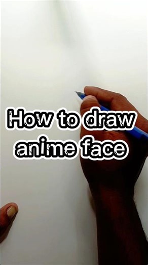 How to draw anime face #easy and step by step #easy for beginners #comment next #like and subscribe