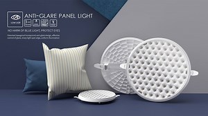 💯KEOU Anti-glare LED panel light, As a trending product in the LED industry 💡Patented hexagonal honeycomb anti-glare design, effective control of glare, sharp light spot edge, uniform illumination. 💡no need to worry about the hole size. Adjustable hole size: 75-205mm 💡No harm of blue light, protect eyes | KEOU LED Light Factory