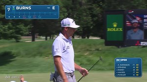 Sam Burns makes birdie on No. 7 at 3M Open