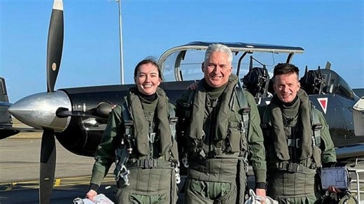 RAAF buddies break through with RAF wings