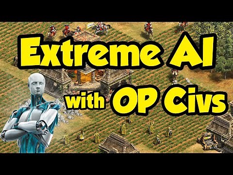 Extreme AI plays with OP Custom Civs [AoE2]