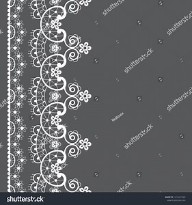 Vector Lace Seamless Pattern Retro Wedding Stock Vector (Royalty Free) 1410441065 | Shutterstock