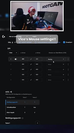 FNCS Winning Mouse Settings for Fortnite