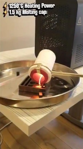 Gold Melting Machine | Mini Induction Furnace for Jewelers 🔥 Fast & Efficient #goldsmith #jewelry