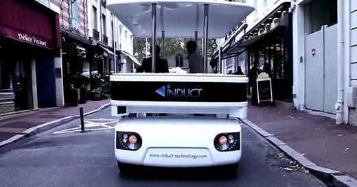 Self-driving shuttle bus debuts at CES
