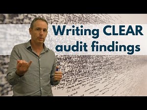 How to write a CLEAR audit finding statement