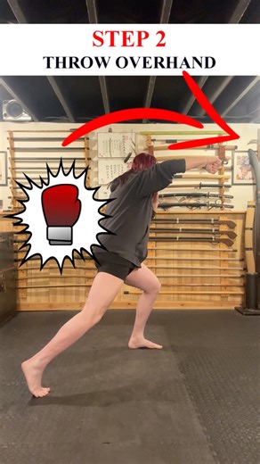 How To Do a BRUTAL OVERHAND 🥊 #Shorts #Boxing #MMA