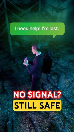 No Phone Signal? How Satellite Emergency SOS Works #emergency #android #iphone #safetyfeatures