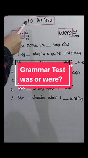 Understanding Was and Were in English Grammar
