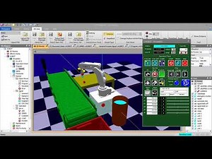 Mitsubishi RT ToolBox 3 pick and place 3D Simulation