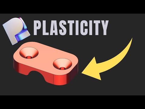 Plasticity Direct Modeling: Simple 3D CAD Part in Minutes