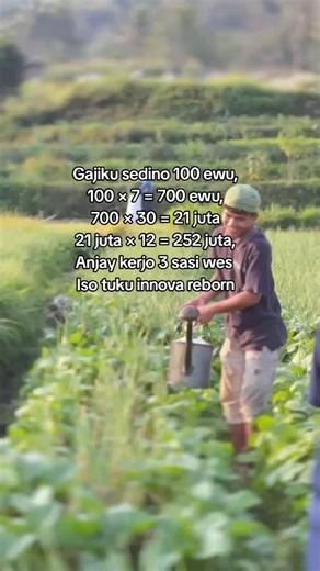 Penghasilan Harian Kerja untuk Beli Innova Reborn