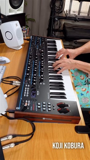 Koji Kobura | Home - Resonance (Summit Synthesizer) #musicproducer #synth #wearenovation #novationsummit @wearenovation @adam_audio | Instagram