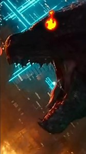 Doing math homework with Godzilla