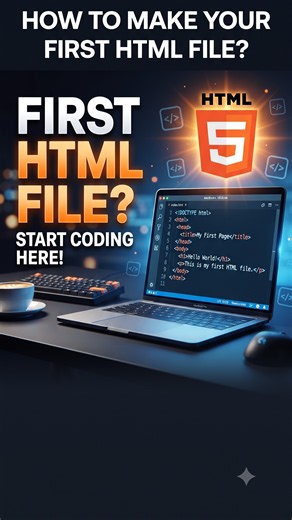 How to Make Your First HTML File ?