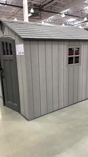 Lifetime Outdoor Storage Shed (8 FT x 10 FT) $1399.99 #costco #costcofinds #costcotiktok #costcobuys #outdoors #shed #lifetime #costcocanada