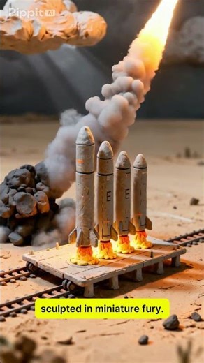 Israel vs Iran War in Clay Animation | Cinematic Miniature Battlefield #shorts