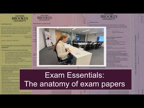 Exam essentials: Anatomy of an exam paper