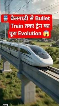🚆 From Bullock Cart to Bullet Train! The Complete Evolution of Trains#documentary #knowledge