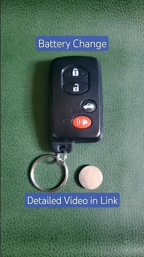 EASY Car Remote Battery Replacement (Under 60 Sec)