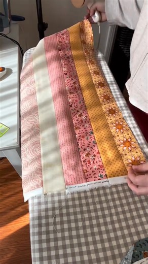 1.5K views · 19 reactions | My absolute favorite sewing/quilting tool is this mini iron I found on TikTok shop - especially when I’m putting together quilts and quilt blocks with lots of seams close together like this one! The shape & size is perfect for pressing seams open and makes it sooo easy to do them quickly 﫶 Credit: madeby.garren ❤️ #creatorsearchinsights #quilting #quiltingtiktok #quiltersoftiktok #sewingtools | Sharon Rucker | Facebook