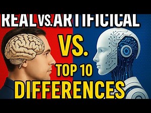 10 Key Differences Between Human & Artificial Intelligence | Real vs AI Explained