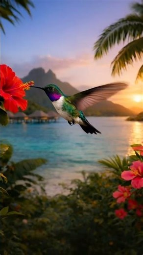 Fiji Night — Island Ambient Journey | Relax & Breathe #hummingbirdjourney