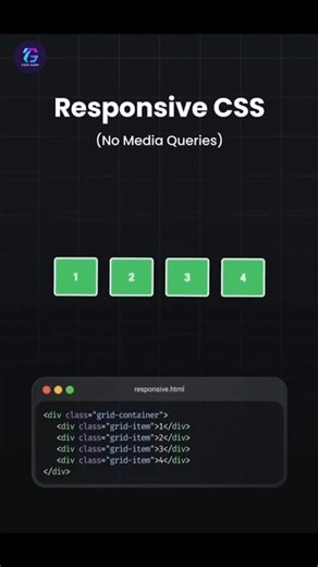 No Media Queries?! 😳 Make Any Website Responsive in 10 Seconds! 🚀 #shorts #css #codeglory