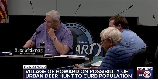 Village of Howard discusses possibility of urban deer hunt to curb population