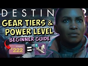 ☄️Destiny 2 for Beginners: Gear Tier Is Tied To Power Level!