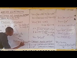 Complex Number: A.c Series Circuit lIPhasor Diagram Explainedll