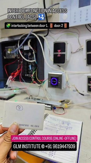 37 reactions | INTERLOCK FUNCTION IN ACCESS CONTROL  Join access control course +91 9619447939 सीखिए एक्सेस कंट्रोल कोर्स, फायर अलार्म कोर्स, सीसीटीवी एडवांस कोर्स विथ नेटवर्किंग (ऑनलाइन और ऑफलाइन क्लास) glm institute Mumbai | Raj Prajapati | Facebook