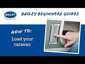 Towing a caravan: How to load a caravan