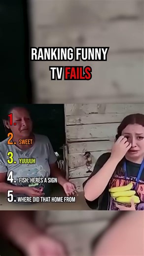 Ranking epic TV moments that went bad 😂 #shorts #fails #funny