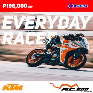 4.7K views · 93 reactions | EVERYDAY RACER The 2022 KTM RC 200 is a step forward when it comes to eye-catching race bike style and everyday performance. With a collection of essential premium parts, such as WP APEX suspension, lightweight wheels and ABS, the KTM RC 200 provides outstanding value with unmatched, class-leading performance. #Wheeltek #LETSRIDENA #WheeltekGroupOfCompanies #empoweringgenerationswithmobility | Wheeltek Nationwide (Official) | Facebook