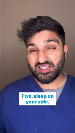 Tips to help you stop snoring | ‪@doctorsooj‬ NHS #shorts