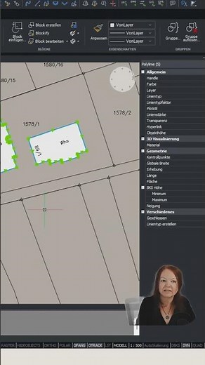 Schraffur incl. Umgrenzungspolylinie erstellen #bricscad #autocad