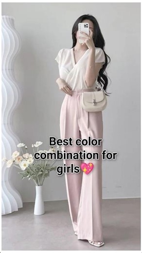 best color combination for girls💖 #shorts #trending #fashion #ootd